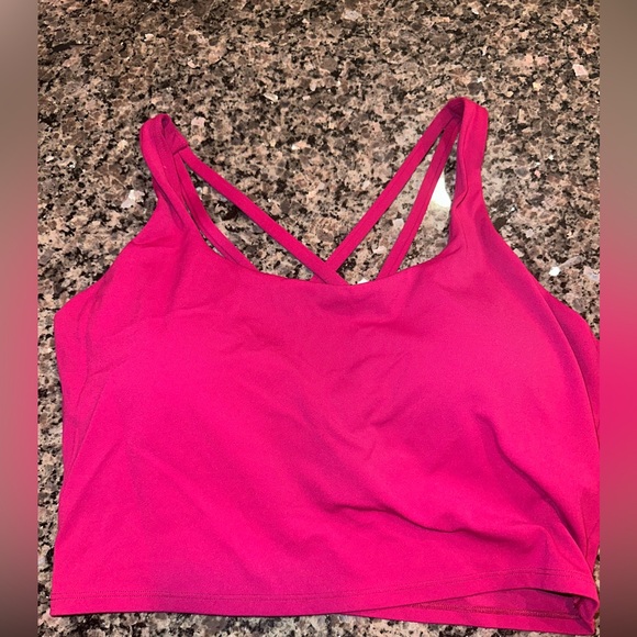 CRZ YOGA Womens Butterluxe Strappy Longline Sports Bra - Picture 3 of 4